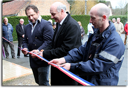 Inauguration du défibrillateur - Chaon