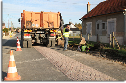 Travaux voie publique