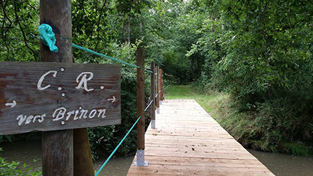 La passerelle de Moulin-Frou