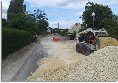 Travaux d'assainissement