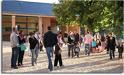 Rentrée des classes à Chaon