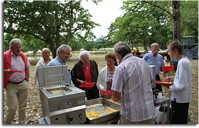 Soirée cassoulet à Chaon